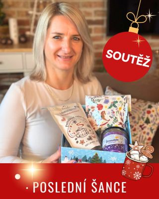 🎄✨ 7 DNÍ DÁRKŮ! 🎁 DNES KONČÍ! Máte poslední možnost vyhrát naši voňavou vánoční sadu! Dnes soutěžíme o SADU CELODENNÍ...