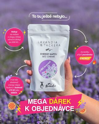 ⚡️🌿 Rychlá voňavá akce! 🌿⚡️ Právě teď máte šanci získat k nákupu nad 2000 Kč přírodní energy nápoj TACKERA v hodnotě 270...