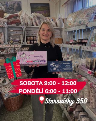 💜 Máte to k nám do Staroviček kousek? Tak se ještě stavte! 💜 Jsme tu pro vás naposledy před Vánoci dnes a pak – 👉 v SOBOTU...